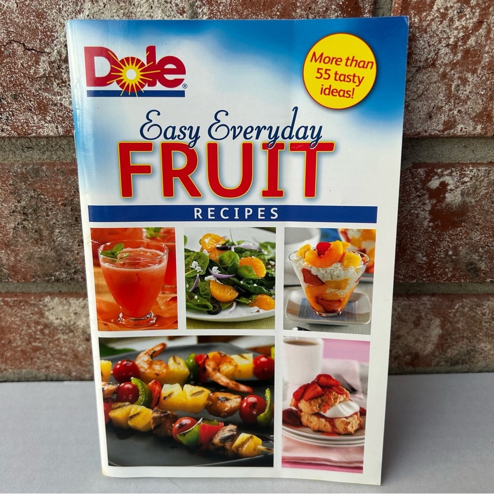 3/$12! Dole Easy Everyday Fruit Recipes Cook Booklet 2010 55 Tasty Ideas